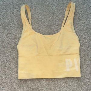 Yellow Cropped tank top. From PINK victoria’s secret.